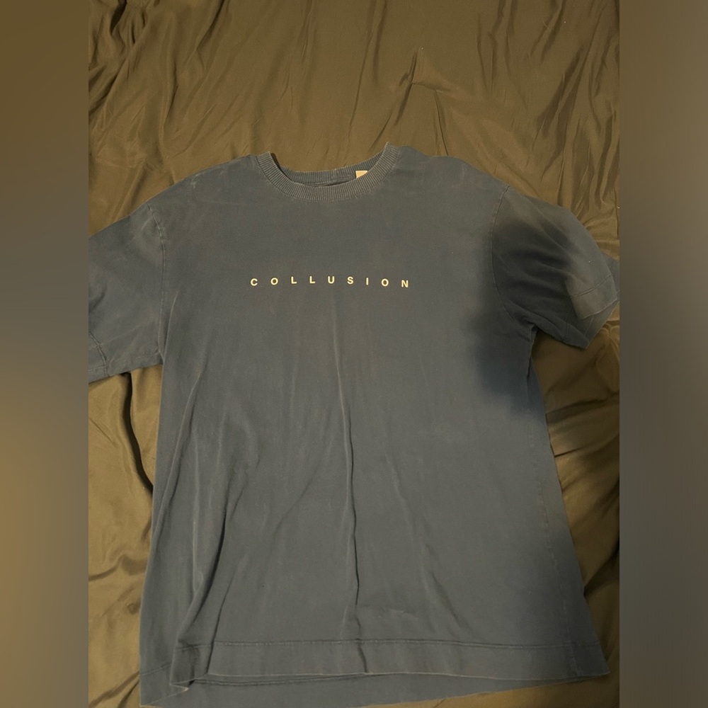 Collusion Navy blue t shirt Large